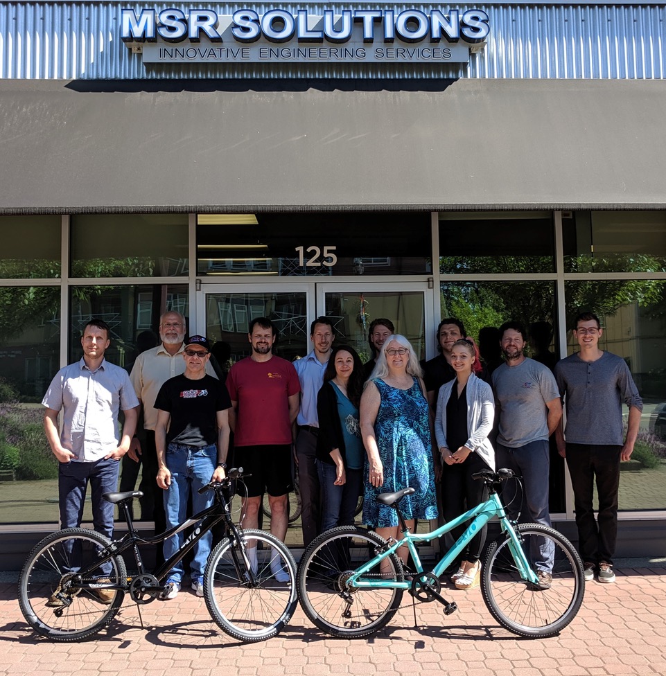 Image depicting MSR Team with Bikes
